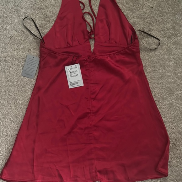 Princess Polly Satin Halter Mini Dress - Picture 5 of 5